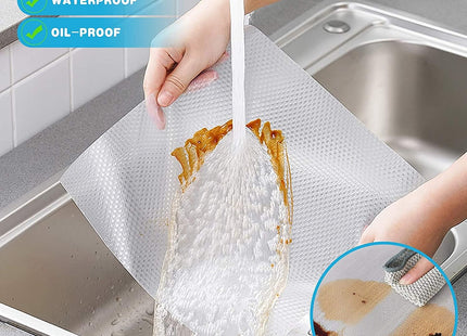 MORE BUY Anti-Slip Shelf & Drawer Liner Roll, 45cm x 10m, Transparent - SABER Center