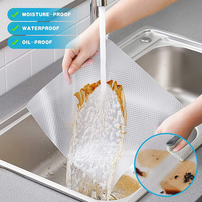 MORE BUY Anti-Slip Shelf & Drawer Liner Roll, 45cm x 10m, Transparent - SABER Center