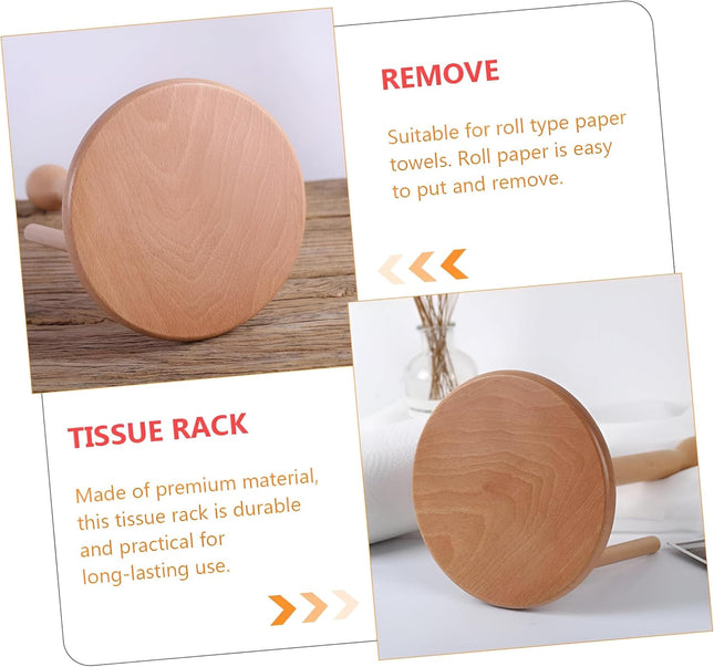 Wooden Paper Towel Holder - SABER Center