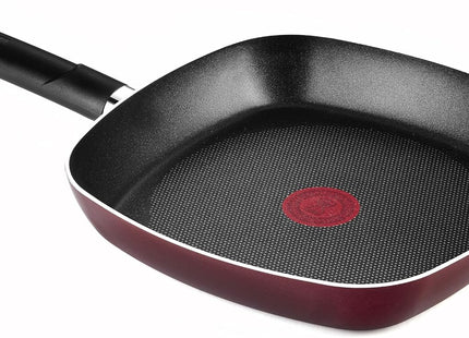 Tefal Armatal Grill Pan with Handle, 26cm, Dark Purple - 220718026 - SABER Center