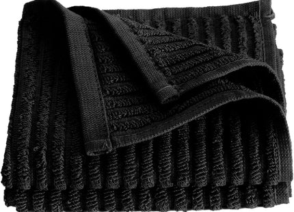 Signoola Cotton Towel Set of 4, Black Stripe, 30x30cm - SABER Center