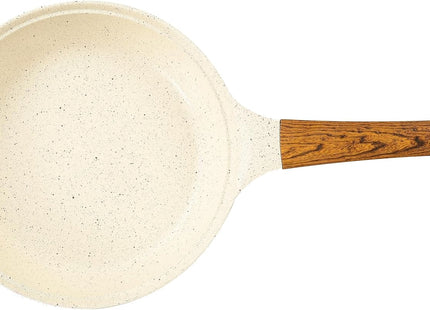 Glory Premium Non-Stick Granite Cookware Set, 9 Pieces, Beige - SABER Center