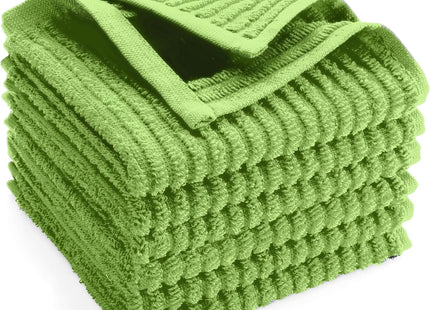 Signoola Cotton Towel Set of 4, Black Stripe, 30x30cm - SABER Center