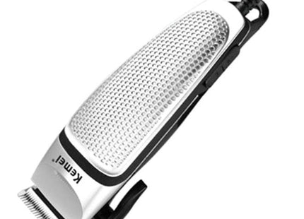 Kemei Electric Hair Trimmer, Silver/Black - KM-4639 - SABER Center