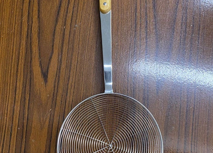 Stainless Steel Food Carrier with Wooden Handle, Medium - SABER Center