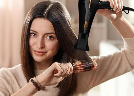 Home Gold Hair Dryer 3000 Watt, Black - HG-699 - SABER Center