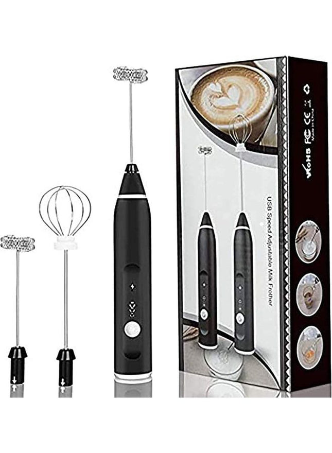 3-Piece Electric Milk Frother & Whisk Set - YN-888 - SABER Center