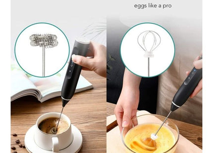 3-Piece Electric Milk Frother & Whisk Set - YN-888 - SABER Center