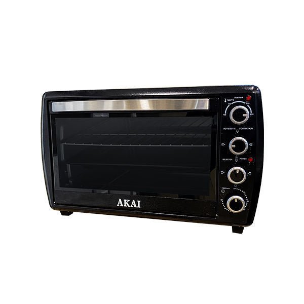 Akai Oven with Grill, 55 Liter 2200 Watt, Black - AK-55 - SABER Center