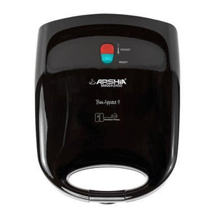 Arshia Sandwich Maker 1200 Watt Black - SM064-2455 - SABER Center