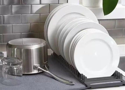 Foldable Countertop Dish Drain Mat & Tableware Storage Pad - SABER Center