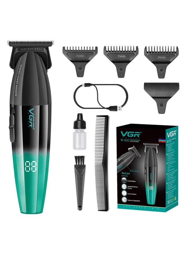 VGR Professional Cordless Beard Trimmer, 9000 RPM - 906 - SABER Center