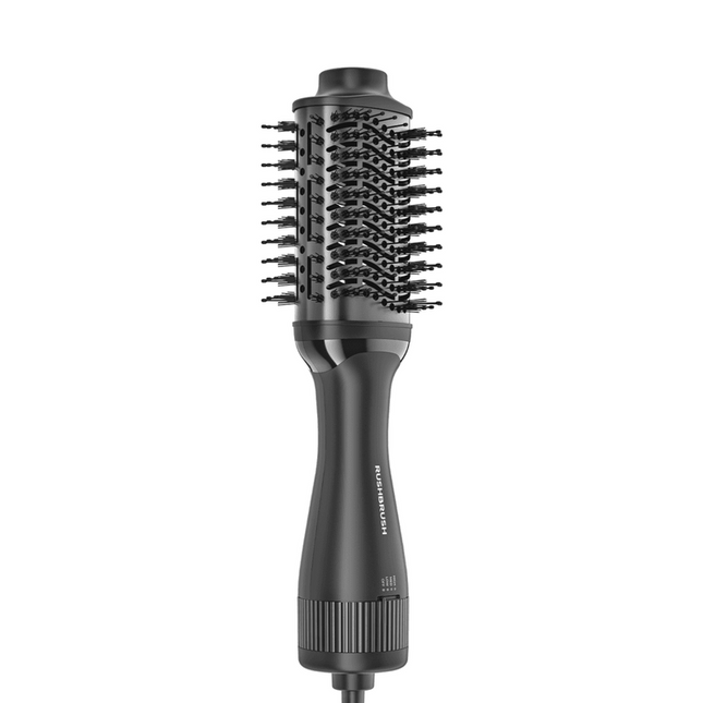 Rush Brush V1 Hair Straightening Brush 230 Celsius, Black - SABER Center