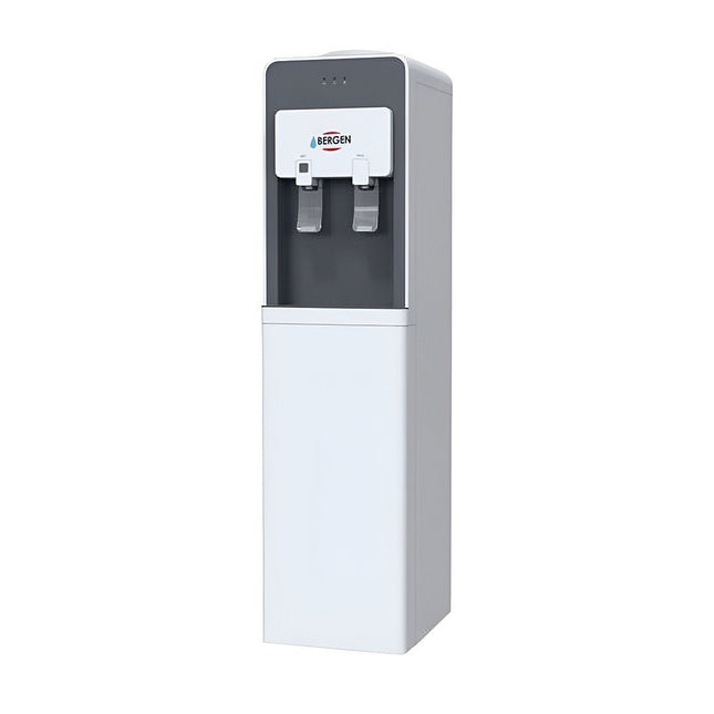 Bergen Hot & Cold Top Loading Water Dispenser, 2 Tabs White Gray - BY509 - SABER Center