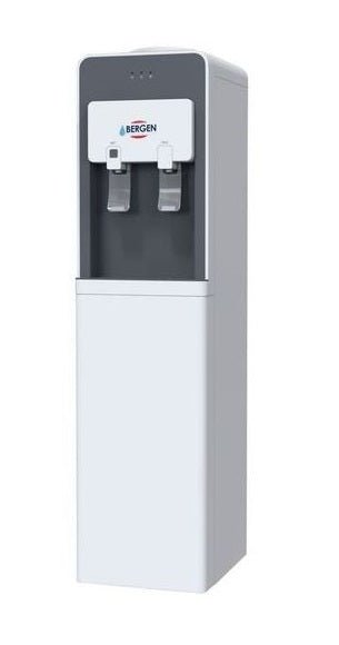 Bergen Hot & Cold Top Loading Water Dispenser, 2 Tabs White Gray - BY509 - SABER Center