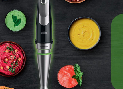 Braun MultiQuick 7 Hand Blender 1000 Watt Black Silver - MQ7045X - SABER Center