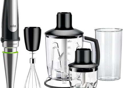 Braun MultiQuick 7 Hand Blender 1000 Watt Black Silver - MQ7045X - SABER Center