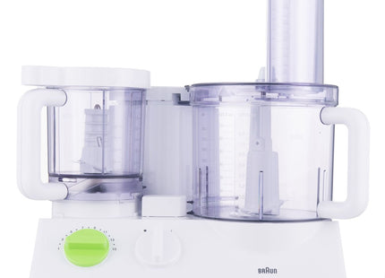 Braun TributeCollection Food Processor, 600 Watt White Green - FX3030 - SABER Center