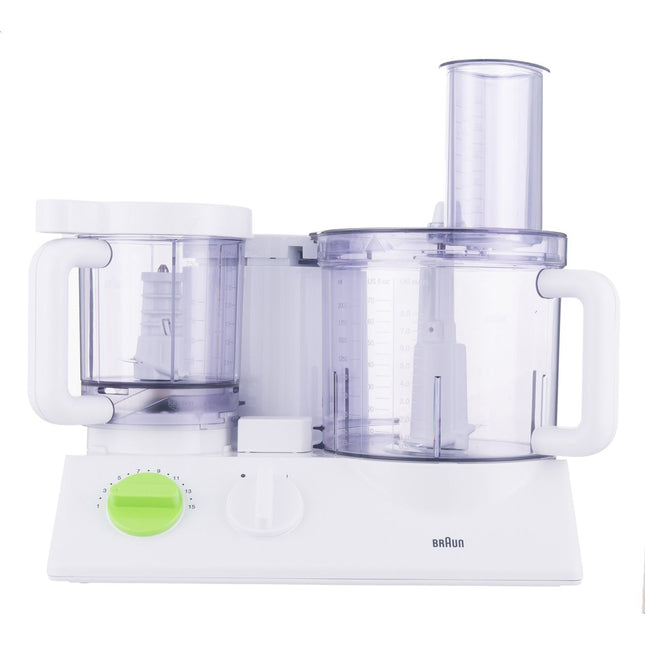 Braun TributeCollection Food Processor, 600 Watt White Green - FX3030 - SABER Center