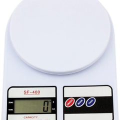 Digital Kitchen Scale, 10kg, White - SABER Center