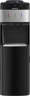 Castle Hot, Cold & Normal Top Loading Water Dispenser, 3 Tabs Black - WD3040 - SABER Center