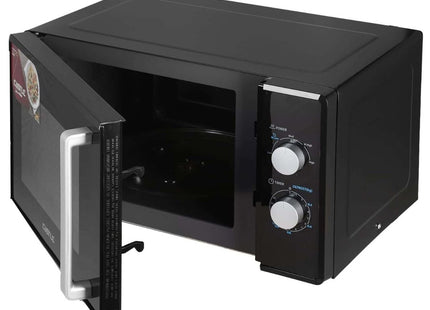 Castle Microwave with Grill, 25 Liter 900 Watt, Black - MW8025 - SABER Center