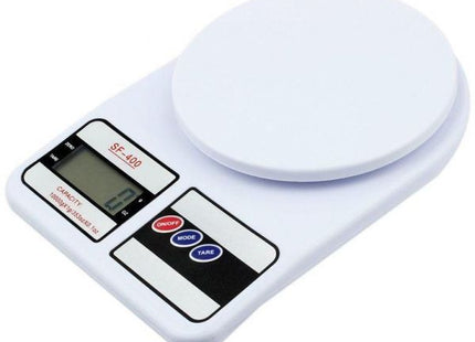 Digital Kitchen Scale, 10kg, White - SABER Center
