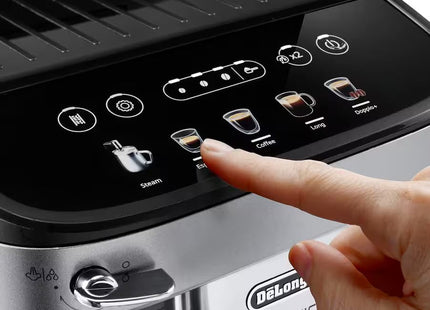 Delonghi Magnifica Evo Automatic Coffee Maker, 1.8 Liter 1450 Watt, Silver Black - ECAM290.31.SB - SABER Center