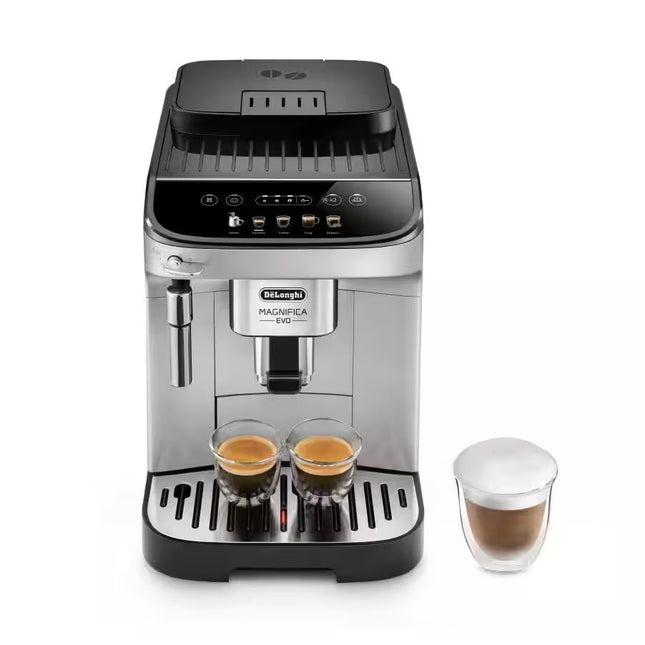 Delonghi Magnifica Evo Automatic Coffee Maker, 1.8 Liter 1450 Watt, Silver Black - ECAM290.31.SB - SABER Center