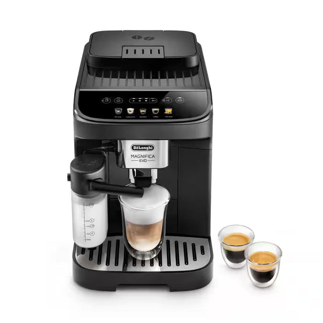 Delonghi Magnifica Evo Coffee Machine, 1.8 Liter 1450 Watt, Black - ECAM290.61.B - SABER Center