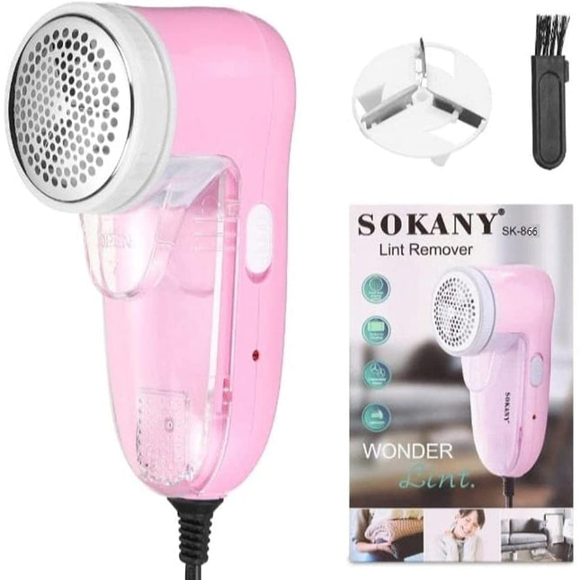 Sokany Lint Remover, Pink - SK-877 - SABER Center