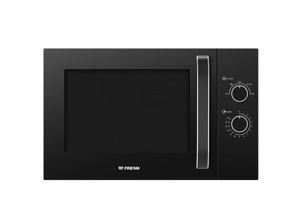 Fresh Microwave, 28 Liter 900 Watt, Black - FMW-28MC-BW - SABER Center