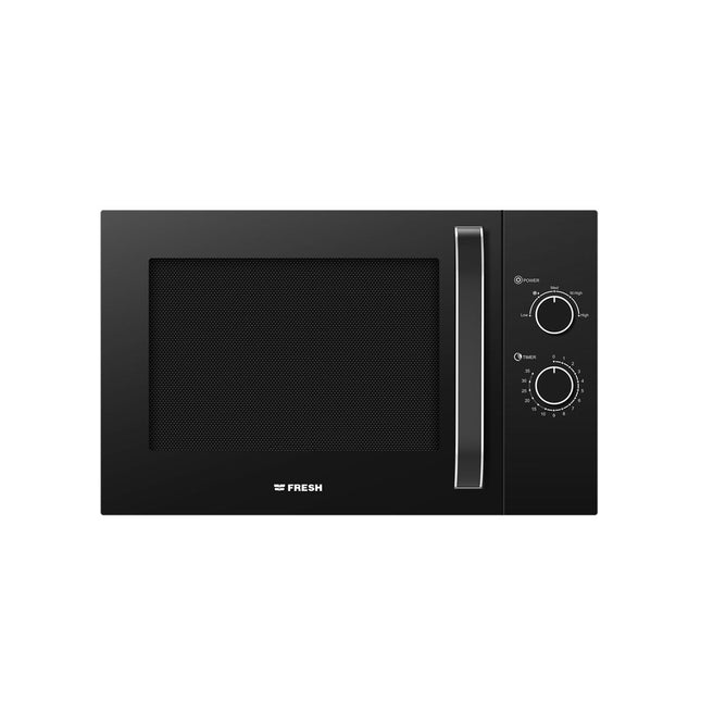 Fresh Microwave, 28 Liter 900 Watt, Black - FMW-28MC-BW - SABER Center