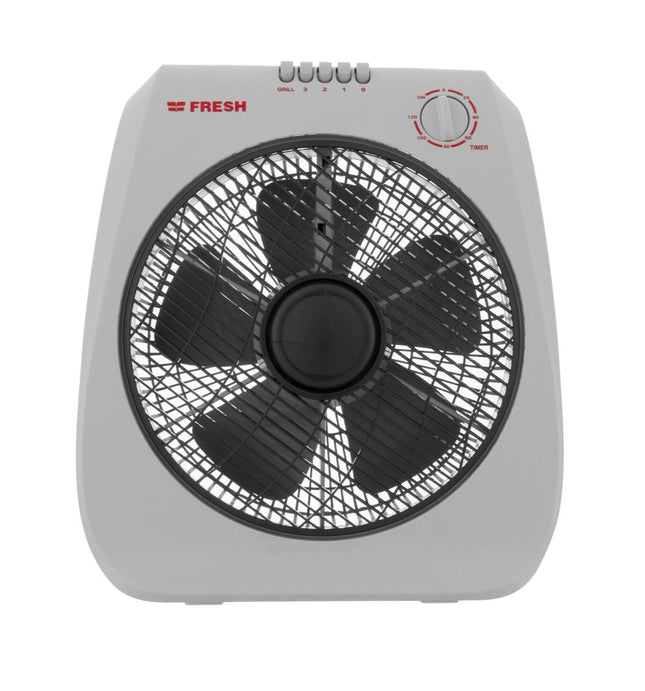 Fresh Boxer Box Fan, Gray - 500004571 - SABER Center