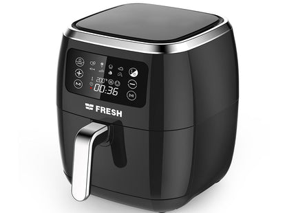 Fresh Digital Air Fryer, 7 Liter Black - AFF-1800B - SABER Center