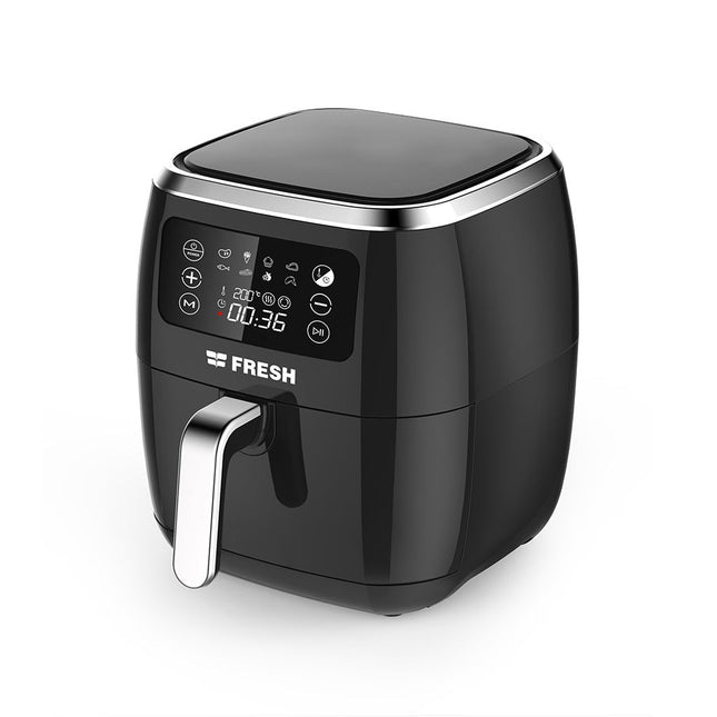 Fresh Digital Air Fryer, 7 Liter Black - AFF-1800B - SABER Center