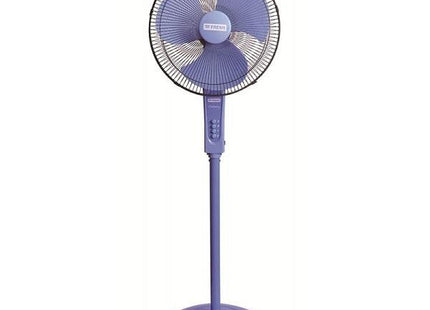 Fresh Galaxy Stand Fan, 16 Inch, Purple - SABER Center