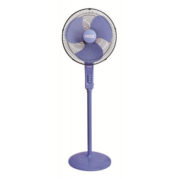 Fresh Galaxy Stand Fan, 16 Inch, Purple - SABER Center