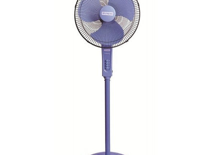 Fresh Galaxy Stand Fan, 16 Inch, Purple - SABER Center