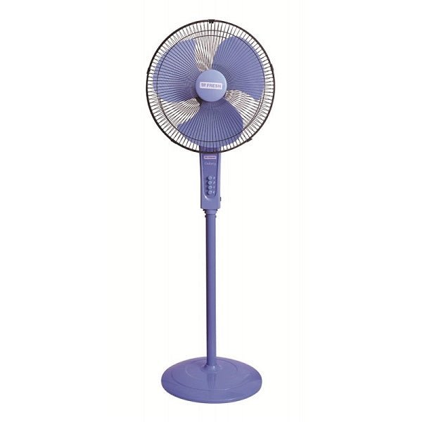 Fresh Galaxy Stand Fan, 16 Inch, Purple - SABER Center
