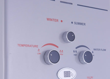Fresh Gas Water Heater, 10 Liter Silver - Pro 10L Silver - SABER Center