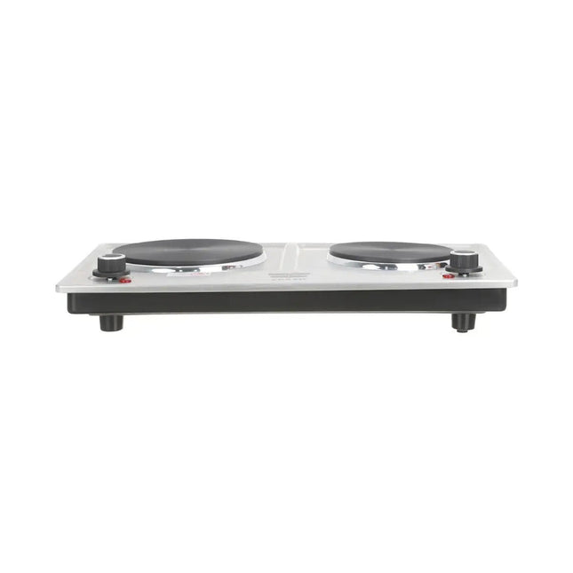 Fresh Hot Plate, 2 Plates Burners, 2800 Watt Black - 500013424 - SABER Center