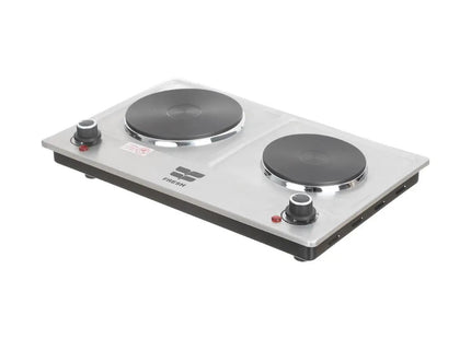 Fresh Hot Plate, 2 Plates Burners, 2800 Watt Black - 500013424 - SABER Center
