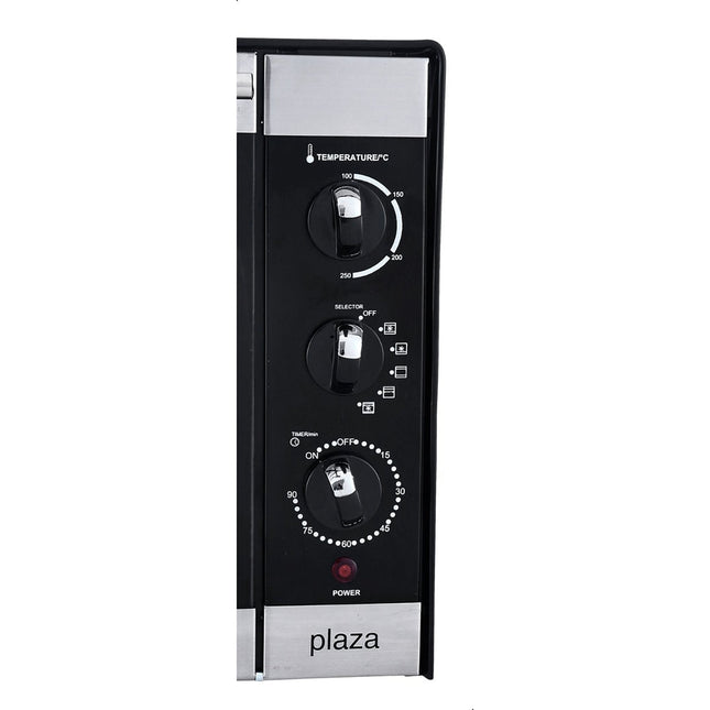 Fresh Oven with Grill, 48 Liter 2000 Watt, Black Silver - FR-48-6450 - SABER Center