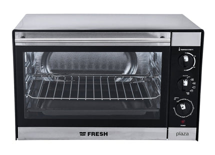 Fresh Oven with Grill, 48 Liter 2000 Watt, Black Silver - FR-48-6450 - SABER Center