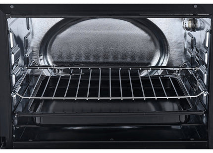 Fresh Oven with Grill, 48 Liter 2000 Watt, Black Silver - FR-48-6450 - SABER Center