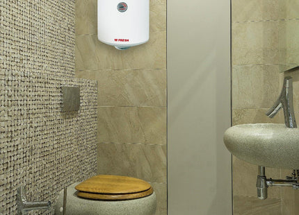 Fresh Relax Electric Water Heater, 30 Liter White - SABER Center