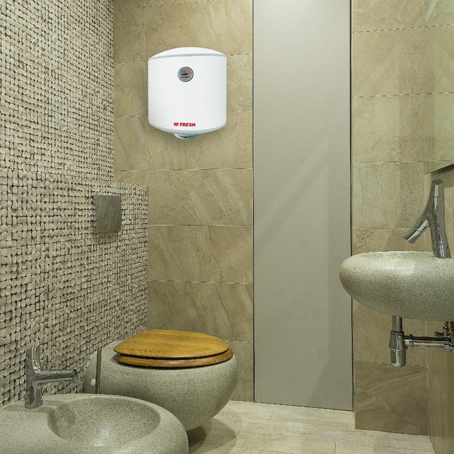 Fresh Relax Electric Water Heater, 30 Liter White - SABER Center