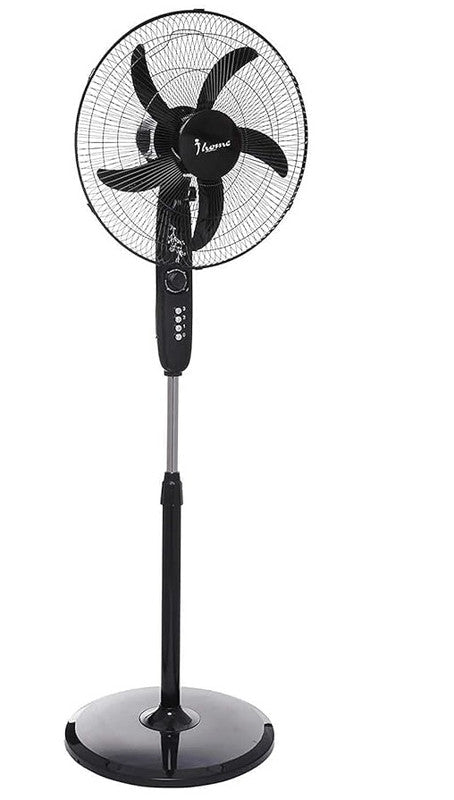 Ihome Stand Fan, 18 Inch, Black - IH518 - SABER Center