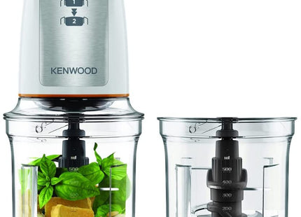 Kenwood Electric Chopper, 500 Watt White Silver - CHP61.2WH - SABER Center